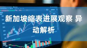 新加坡缩表进展观察 异动解析