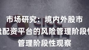 市场研究：境内外股市中实盘配资平台的风险管理阶段性观察
