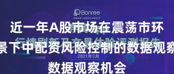 近一年A股市场在震荡市环境背景下中配资风险控制的数据观察机会